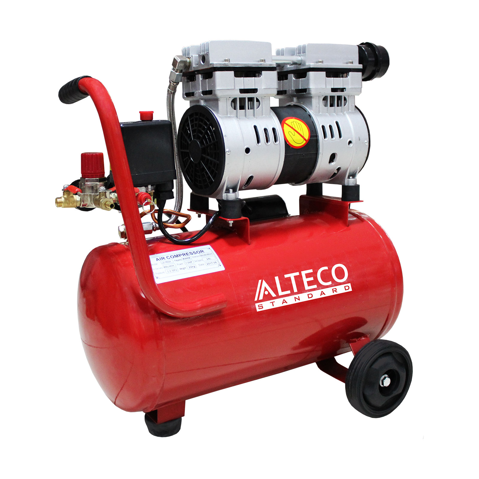 Безмасляный компрессор ALTECO 24 L
